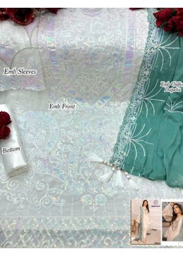 SHANAYA ROSE BRIDAL S-64 PAKISTANI SUIT FOX GOGGETTE SUPPLIER