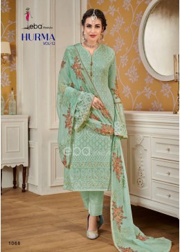 EBA LIFESTYLE 1068 HURMA VOL-12 PAKISTANI SUITS WHOLESALE ONLINE