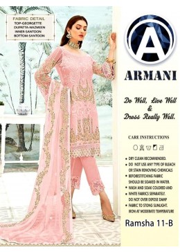 ARMANI RAMSHA 11-B FOX GORGGET PAKISTANI SUIT WHOLSALER