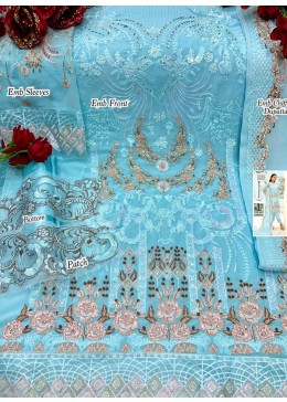 ARMANI RAMSHA 11-C FOX GORGGET PAKISTANI SUIT WHOLSALER
