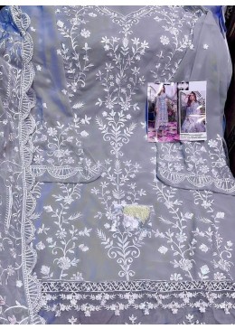 KHAYYIRA ZARQASH 2035 AZURE PAKISTANI SUIT AVAILABALE