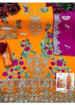 RAMSHA R-338 PAKISTANI SUIT DULL SATOON