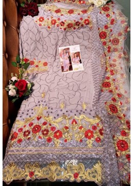 HOOR TEX 10002-I NAFIZA COLOUR GOLD VOL-3 PAKISTANI SUIT SINGAL AVAILEBAL