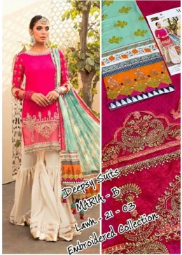 DEEPSY SUITS MARIA B LAWN-21-3 SALWAAR KAMEEZ 