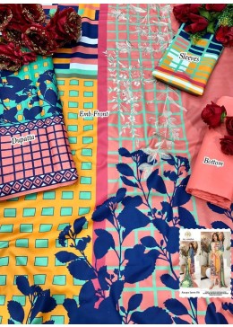 AL AMRA  ZF ANAYA LAWN-06 KARACHI SUIT