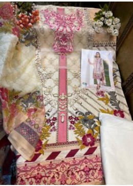 SHRADDHA DESIGNER 502 COTTON CHIFFON WHOLESALE KARACHI SUITS