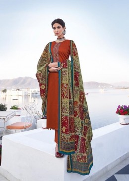 MUMTAZ ARTS RUSHAAN HIT LIST 5001 KARACHI SUITS JAM SATIN