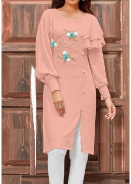 NISHBAT STUDIO LUXURY PRET COLLECTION COLOURS-3 LATEST KURTIS AVAILABALE 