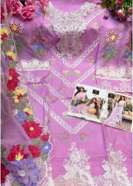 ZIAAZ DESIGNS 7776-A PAKISTANI SUITS YELLOW SINGALE