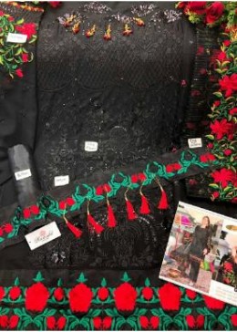 RAMSHA R-107-D PAKISTANI SUITS GORGETTE SINGALE