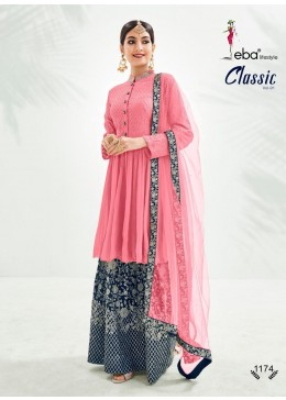 EBA LIFESTYLE CLASSIC HIT DESIGN 1176 PAKISTANI SUIT SINGAL PIECE COLLECTION