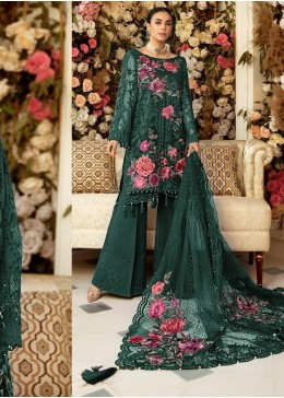FEPIC ROSEMEEN 91001 F PAKISTANI SALWAR KAMEZ NET EMBROIDERED