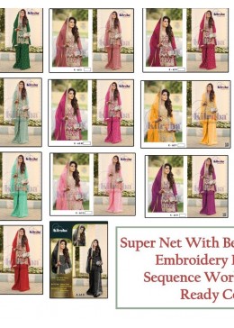 KILRUBA D.NO.K-65 BEST PAKISTANI SALWAR KAMEZ AVAILABALE SINGALE