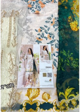 SANIYA TRENDZ CHEVRON LUXURY LAWN COLLECTION 29003 BEST PRICE AVAILABALE
