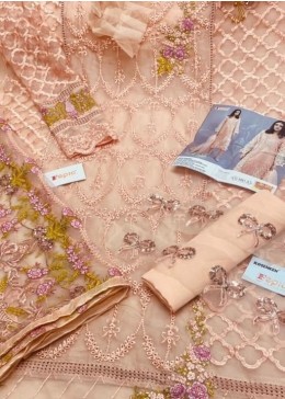 FEPIC ROSEMEEN C-1051 A ORGANZAA PAKISTANI SUIT SINGAL PIECE