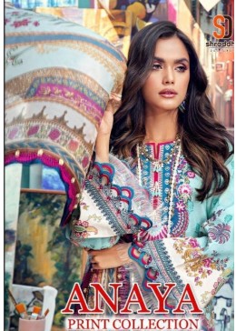 SHRADDHA DESIGNER ANAYA PRINT COLLECTION SD-101 TO SD-106 KARACHI SALWAR KAMEZ