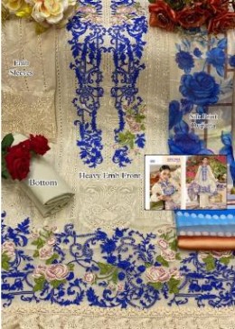 SHREE FABS SOBIA NAZIR LAWN COLLECTION VOL-4 1805 TABBY SILK DIGITAL DEALER