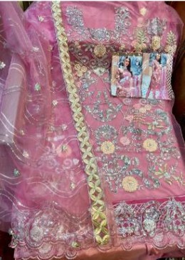 ALIF FASHION MEHRAK A-08 PINK PAKISTANI SUITS BEST DEALER