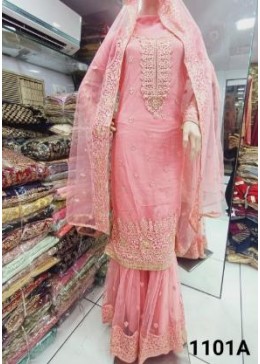 KHUSH FASHION 1101 A PLAZZO FULL STEACHED SHUBHAM WHOLESALER DEALER