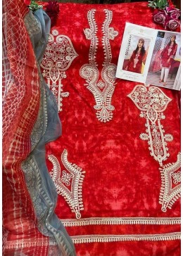ZIAAZ DESIGNS Z7777-A RED LATEST COLLECTION SURAT