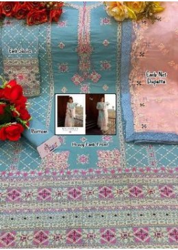 SHREE FABS QALAMKAR LUXURY FESTIVE LAWN1890 SALWAR KAMEZ WHOLESALER IN SURAT