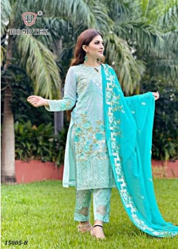 HOOR TEX 15005-B PAKISTANI SUITS WHOLESALE SINGALE DEALER