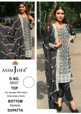 ASIM JOFA D-56027 PAKISTANI SUITS WHOLESALER IN SURAT
