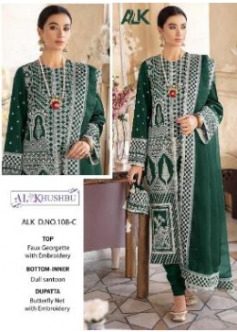 AL KHUSHBU ALK D-108 C HEAVY EMBROIDERED WHOLESALE