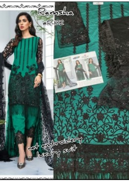 RAMSHA  R132 A PAKISTANI SUITS ONLINE SHOPPING