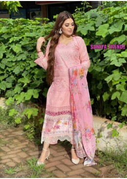 SANIYA TRENDZ NOOR CHIKANKARI NX VOL 1 503 LATEST SALWAR KAMEZ MANUFACTURER