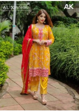 AL KHUSHBU ALK 110 PAKISTANI SUITS BEST DEALER SURAT