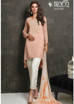 SAFA FASHION FAB 963 ORANGE KURTIS SINGALE DEALER