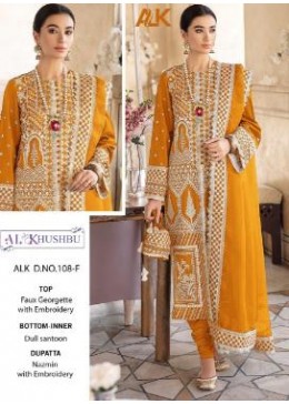 AL KHUSHBU ALK D-108 F HEAVY EMBROIDERED WHOLESALE