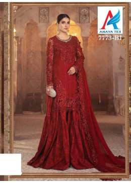 ANAYA TEX MARIA B MBROIDERED COLLECTION 7773 B1 SALWAR KAMEEZ SURAT