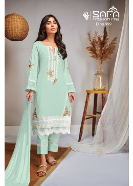 SAFA FASHION FAB 999 GREEN LATEST KURTIS WHOLESALE