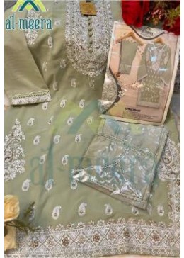 AL MEERA DN 1135 GREEN KURTIS WHOLESALER ONLINE