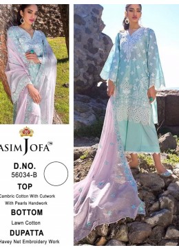 ASIM JOFA 56034 B SUPER HIT COLLECTION PAKISTANI SUITS 