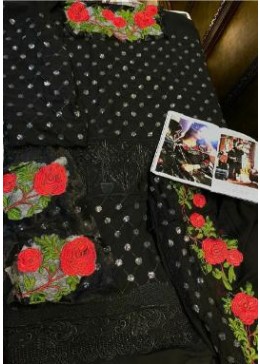 GUL AHMED BLACK PAKISTANI SALWAR KAMEEZ IN SURAT
