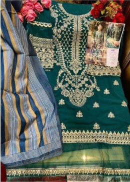 AL KHUSHBU ALK 150 DARKGREEN PAKISTANI SALWAR KAMEEZ HIT DESIGN 2022