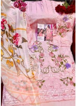 ZARQASH ROUCHE VOL 2 DN 2047 C PAKISTANI SUITS HEAVY EMBROIDERED