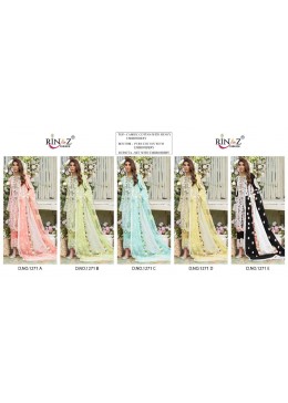RINAZ FASHION 1271 E PAKISTANI SUITS BEST SELLER IN SURAT