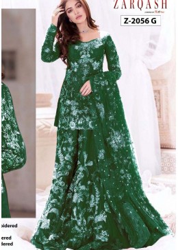 ZARQASH AMALIA VOL 3 NEW LAUNCH Z 2056 G KAMEEZ GHARARA SELLER
