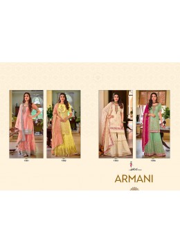 EBA LIFESTYLE ARMANI 1361 TO 1364 PAKISTANI SUITS WITH PLAZO SINGLE