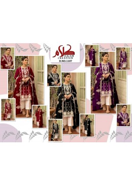 KALA CREATION D NO 1107 IN 3 DESIGN HIT PAKISTANI KURTIS 