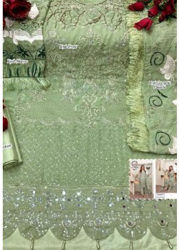 AFFAN CREATION D NO 702 GREEN HIT DESIGNER PAKISTANI SUITS ONLINE