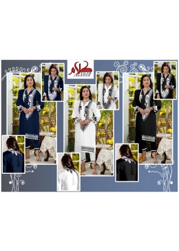 KALA CREATION 1102 LUXURY COLLECTION NAVYBLUE TUNIC KURTIS