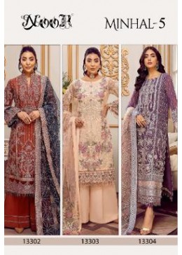 NOOR MINHAL VOL 5 13303 PREMIUM COLLECTION PAKISTANI SUITS