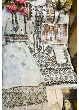 MEHBOOB TEX IZRA WHITE BEAUTY VOL 3 7773 B PAKISTANI DRESS CAMBRIC COTTON