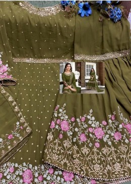 MISHAAL FAB 8022 F HIT DESIGN PAKISTANI KAMEEZ PLAZO ONLINE SINGLE