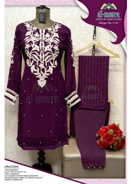 AL MEERA D NO 1141 LUXURY PRET COLLECTION KURTIS SINGLE